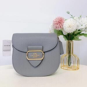 Coach CF316 Morgan Saddle Bag IN Granite